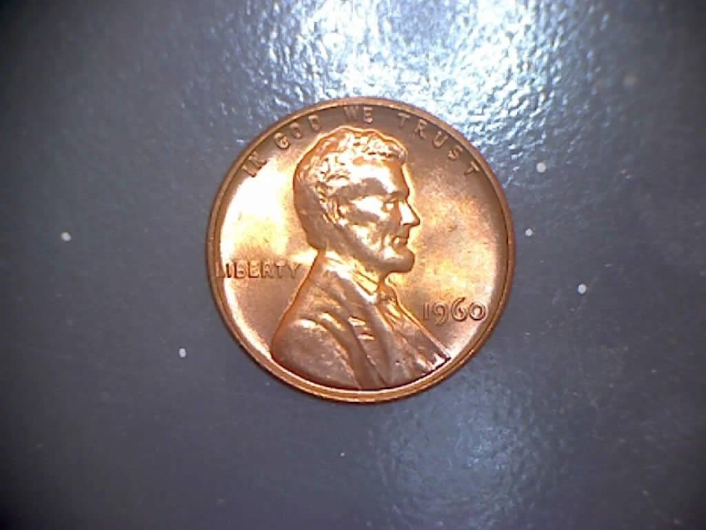1960-MS-Color-Toned-Penny-For-Grading-Out-Of-Unopened-Bank-Roll