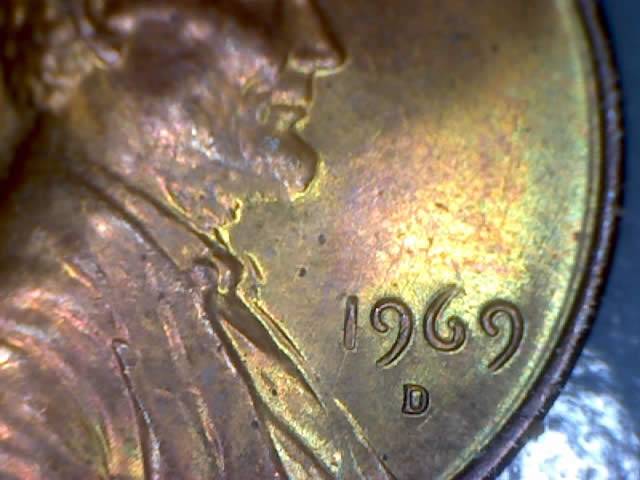 1969-D-Penny-Pretty-Cool-Coloring-On-This-One-Should-I-Send-It-Off-To-Gradin