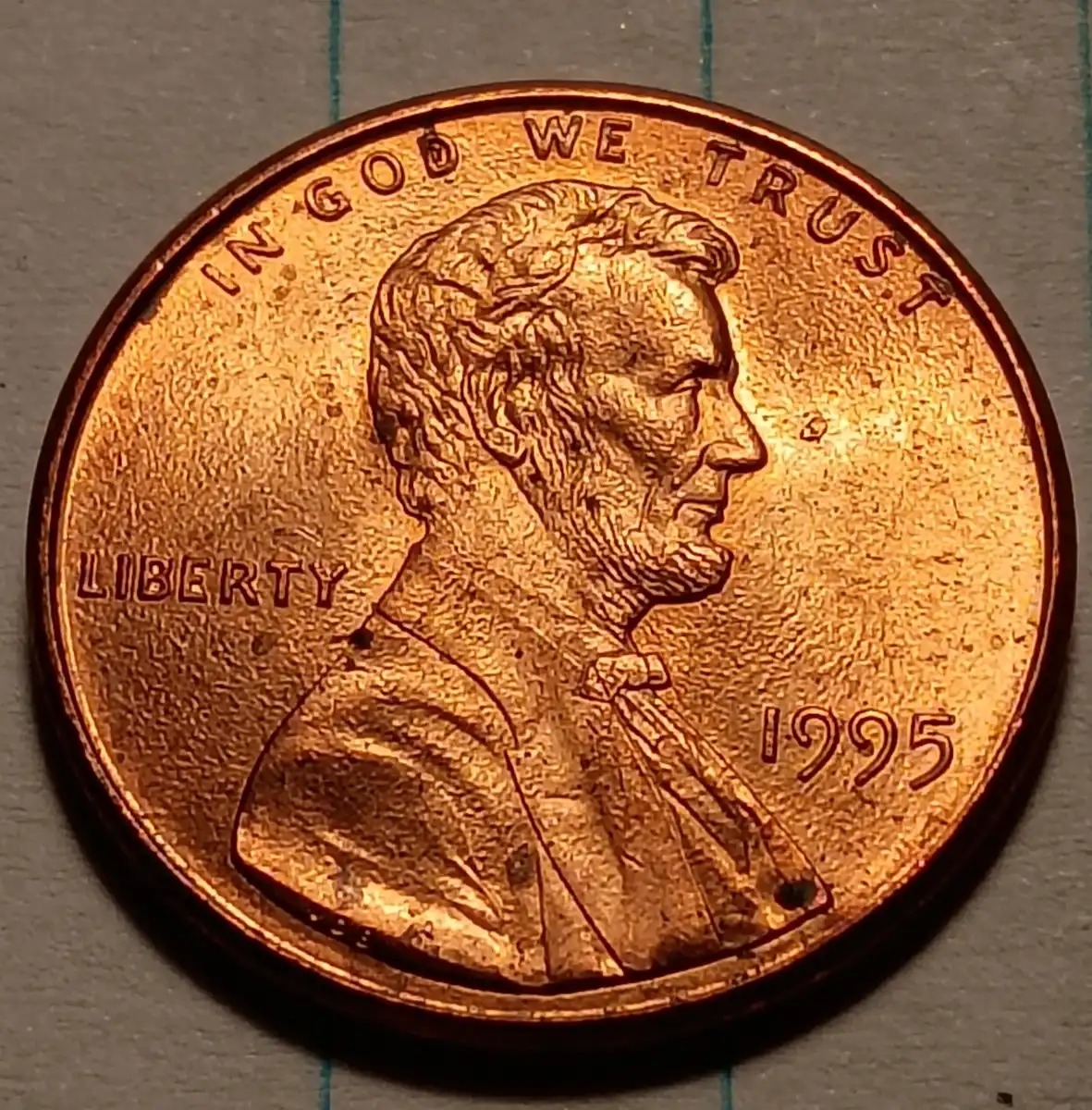 More-1995-Lincoln-Cent-MS-Condition-Number-Three