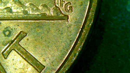 1991-Penny-With-Line-Above/Through-Lincoln's-Head-&-Multiple-Other-Lines