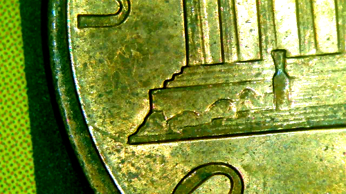 1991-Penny-With-Line-Above/Through-Lincoln's-Head-&-Multiple-Other-Lines