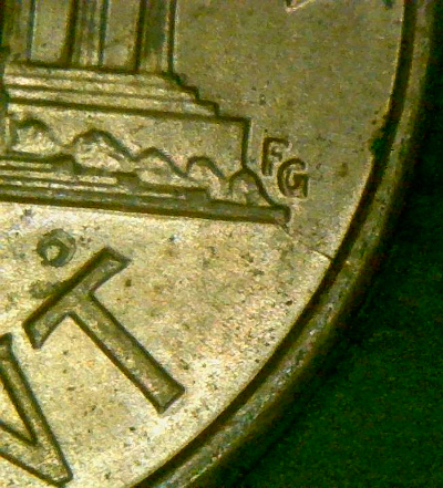 1991-Penny-With-Line-Above/Through-Lincoln's-Head-&-Multiple-Other-Lines