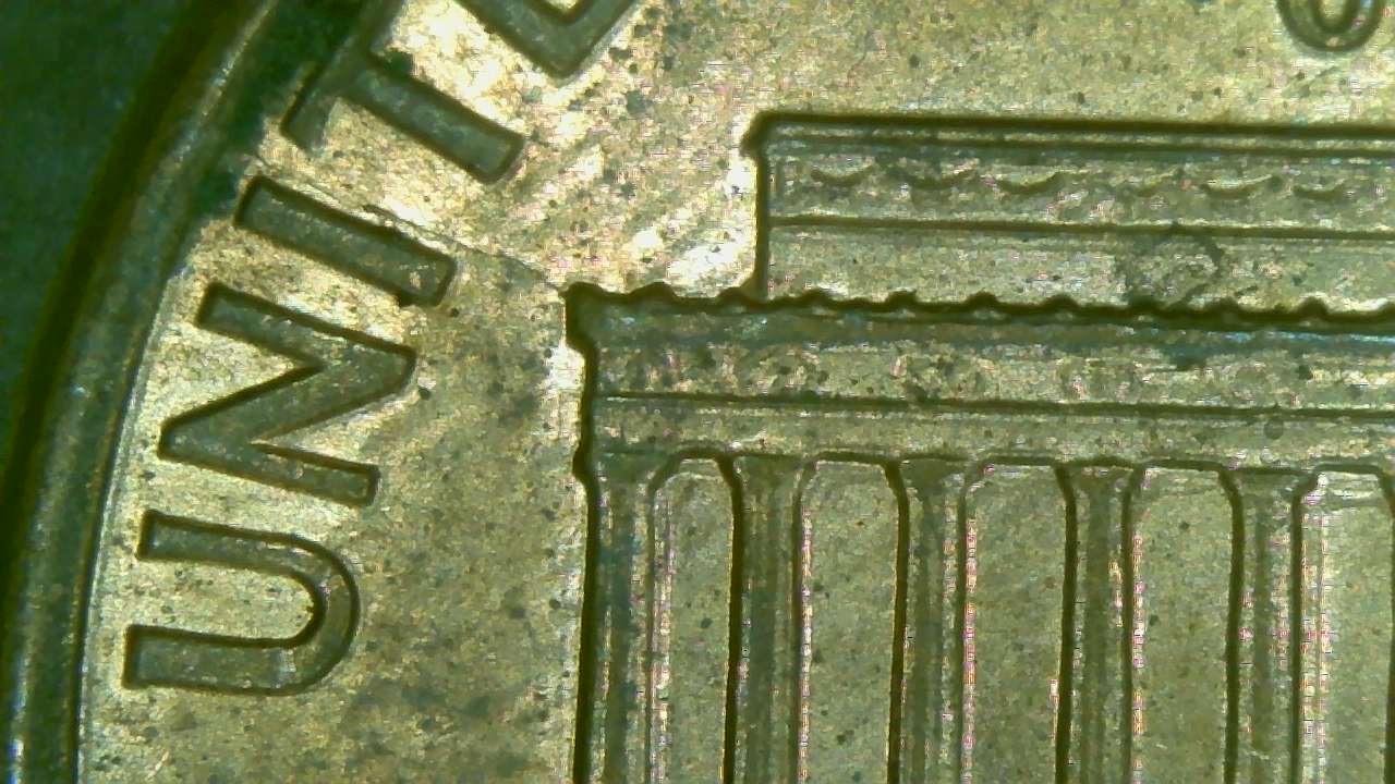 1991-Penny-With-Line-Above/Through-Lincoln's-Head-&-Multiple-Other-Lines