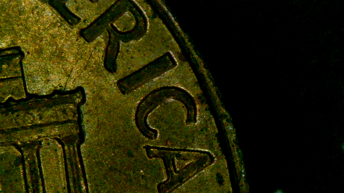1991-Penny-With-Line-Above/Through-Lincoln's-Head-&-Multiple-Other-Lines