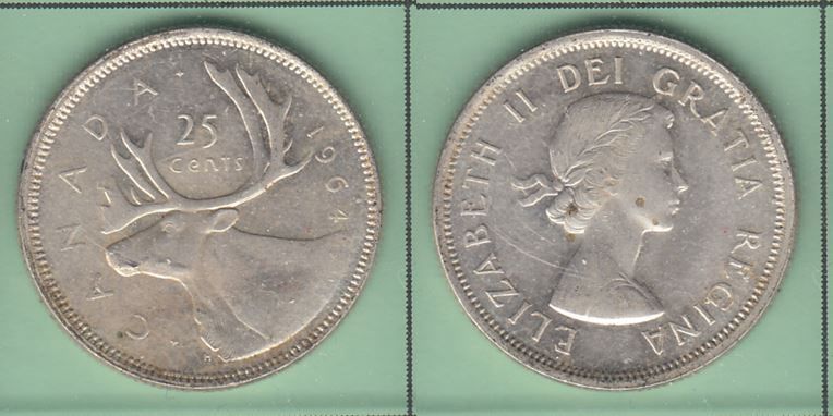 What's-The-Grading-Of-This-25-Cent-1964-Coin?