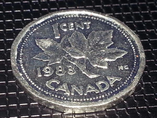 1983-Penny-On-A-Dime-Blank?-Maybe?