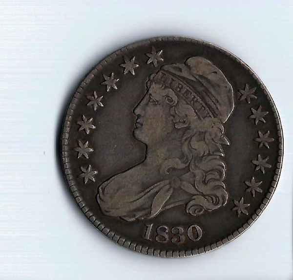 Please-Grade-1830-Bust-Half-Dollar,-1798-Draped-Bust-Cent!!