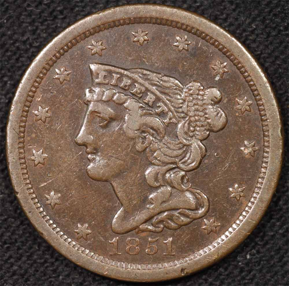 1851-Half-Cent