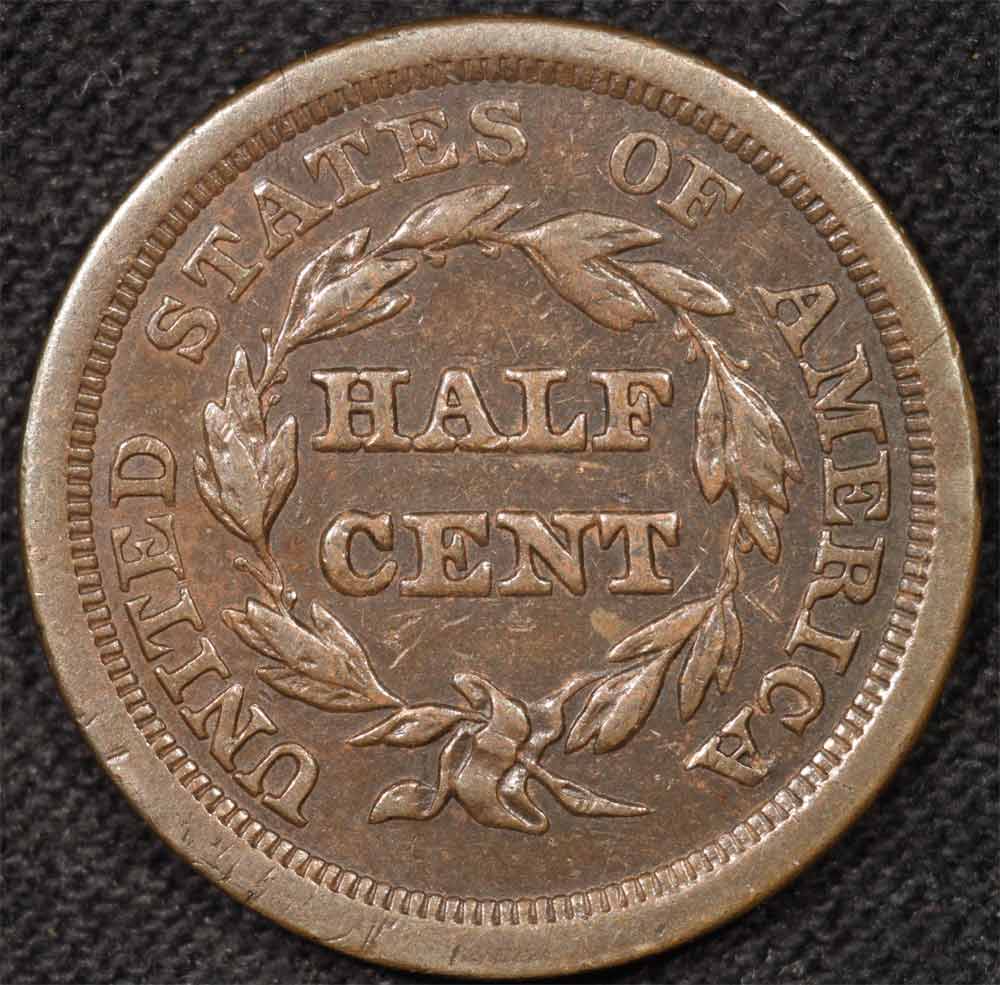 1851-Half-Cent