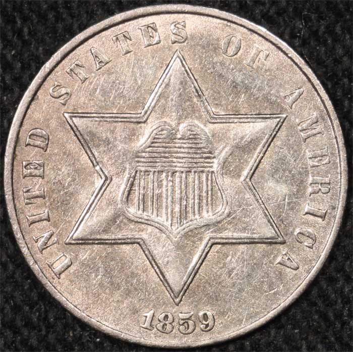1859-Three-Cent