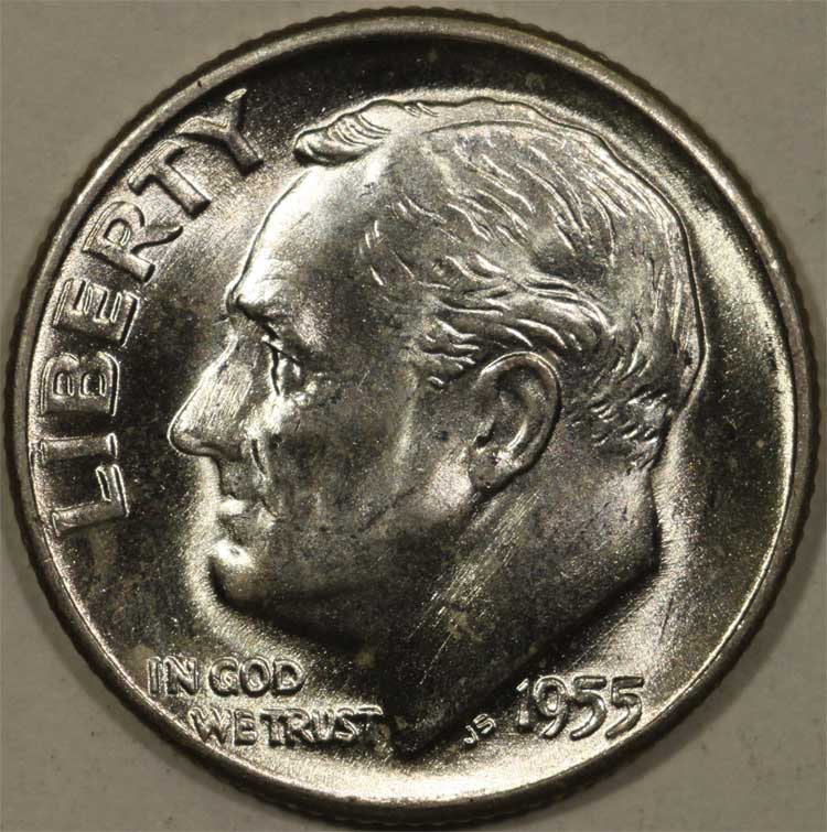 1955-D-Roosevelt-Dime