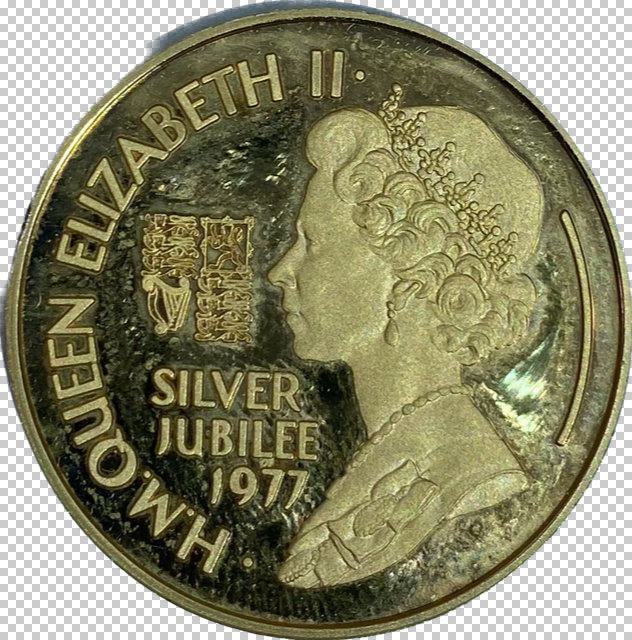 Identification?---1977-Queen-Elizabeth-II-Silver-Jubilee.-Queen-Facing-Left-Id:-Heaton-Mint-Medal