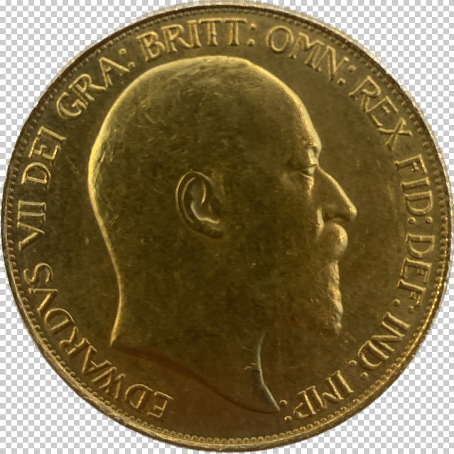 Large-36mm-Diameter-40-Gram-Coin,-Gold-Id:-1902,-5-Pounds-From-Great-Britain