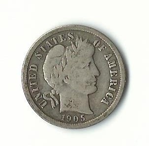 1905-S-Barber-Dime