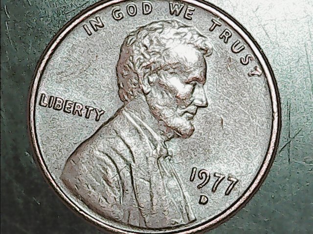 1977-D-Cent---T-In-Trust--Error-Or-Damage
