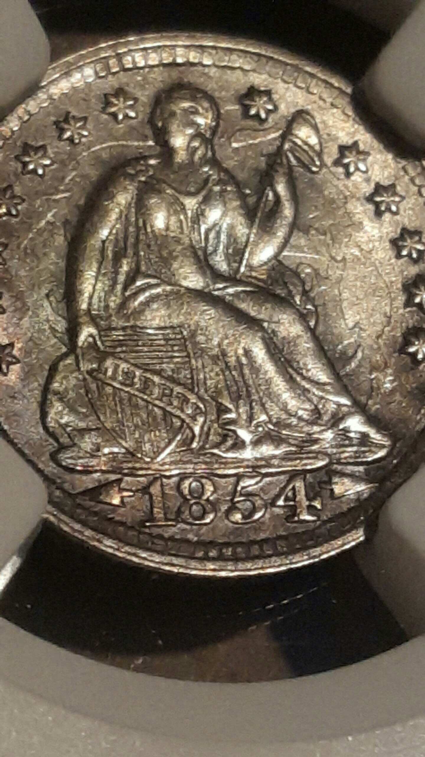 1854-Arrows-Half-Dime-Error-Or-Other-?
