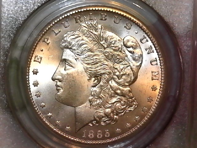 GTG-...-A-Pair-Of-PCGS-Graded-1885-CC-Morgan-Dollars
