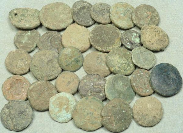 See-Any-Keepers-In-This-Lot-Of-30-Greek-Uncleaned-Coins?