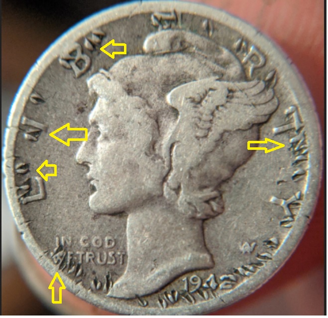 1942-D-Mercury-Dime-Odd-Marks