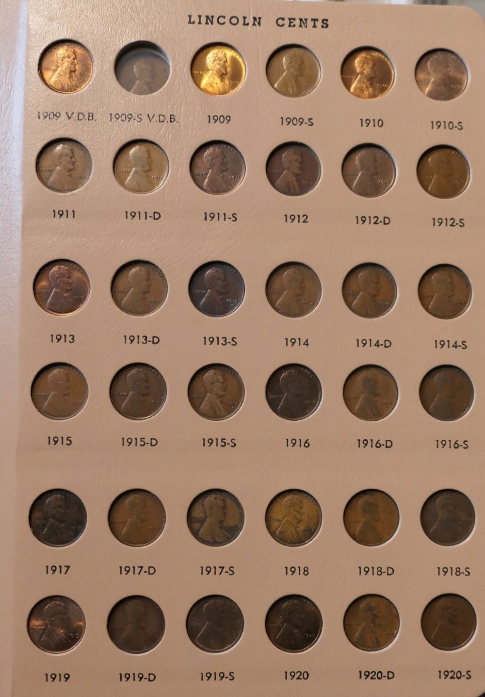 My-Lincoln-Cent-Collection-1909---Date-...-Valuation-Resource?
