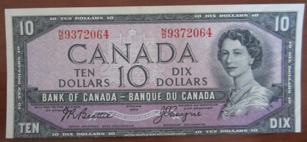 1954-Ten-Dollar-Banknote-Error?