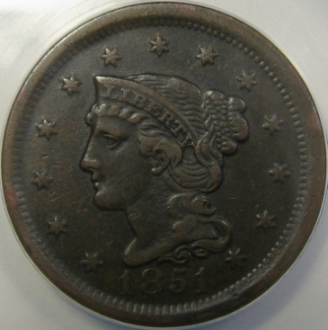 1851-Braided-Hair-Large-Cent