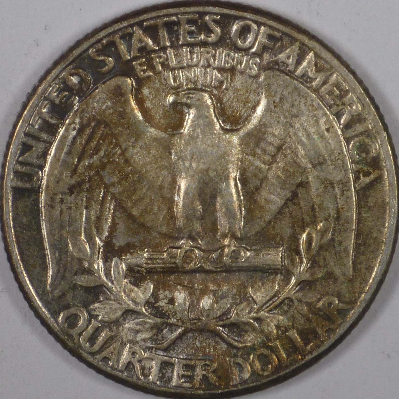 3-Toned-25c-Washingtons-1941,1960,-1962-Ps-I-Got-At-A-Local-Shop.-: