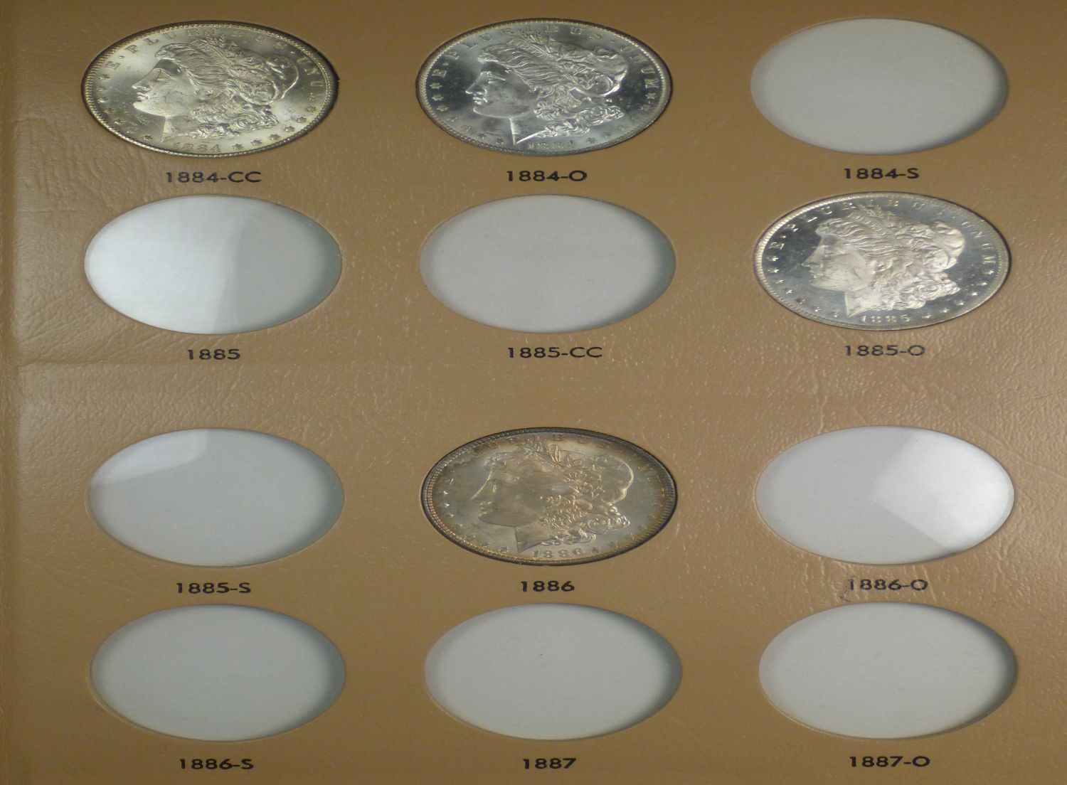 My-Complete-Dansco-7178/7179-Morgan-Dollar-Date-And-Mint-Mark-Set-Goal.
