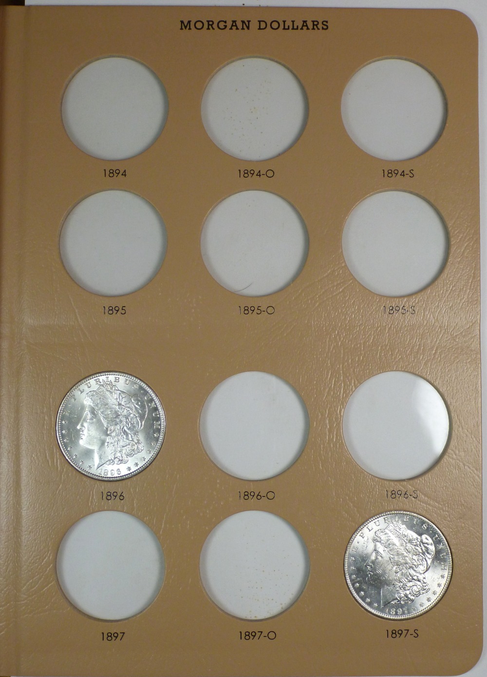 My-Complete-Dansco-7178/7179-Morgan-Dollar-Date-And-Mint-Mark-Set-Goal.