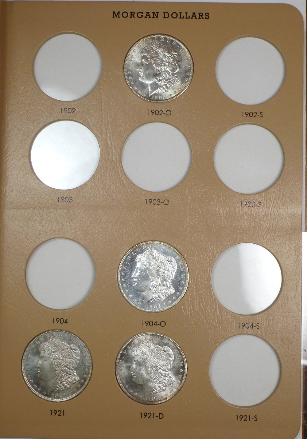 My-Complete-Dansco-7178/7179-Morgan-Dollar-Date-And-Mint-Mark-Set-Goal.