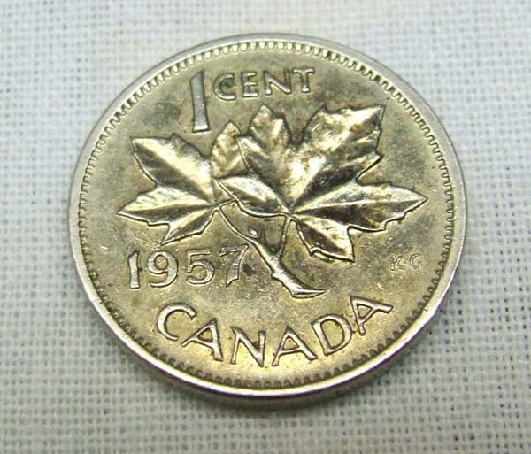 1957-1-Cent-Struck-On-Wrong-Planchet?