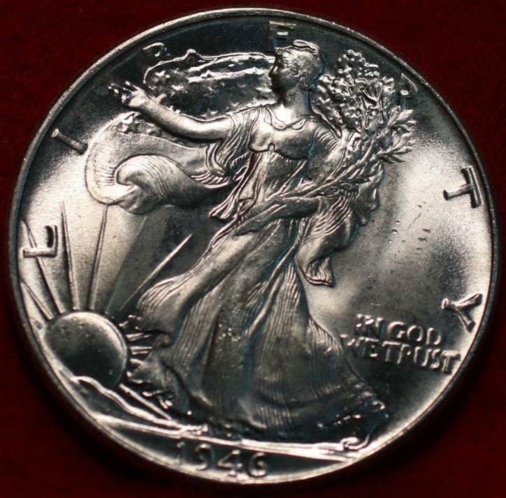 1946-Walking-Liberty-Half-Dollar-For-Grading.