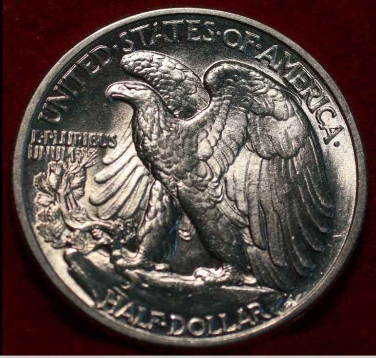 1942-Walking-Half-Dollar-For-Grading.