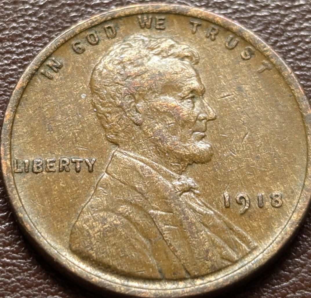 1918-Lincoln-Cent-.-Lam-?