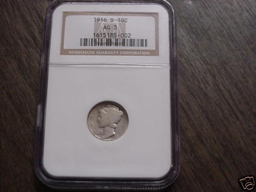 Complete-Mercury-Dime-Circ-Set!
