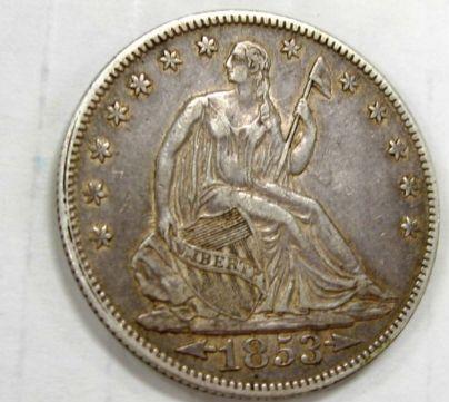 New-Addition.-Crusty-1853-Arrows-And-Rays-Half-Dollar