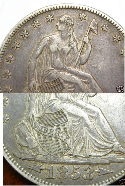 New-Addition.-Crusty-1853-Arrows-And-Rays-Half-Dollar