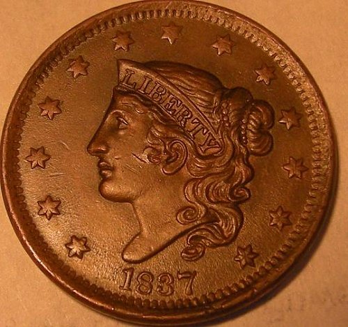 1837-Large-Cent-To-Grade