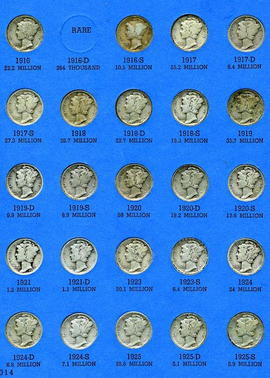Mercury-Dime-Collection