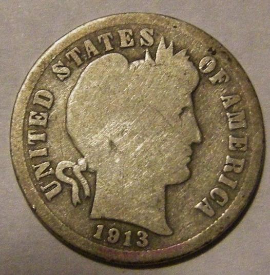 1913-S-Barber-Dime