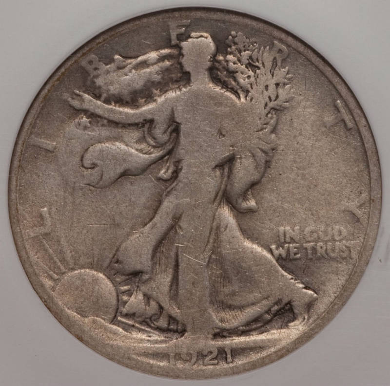 1921-D-Walking-Liberty-Newp-To-Grade!