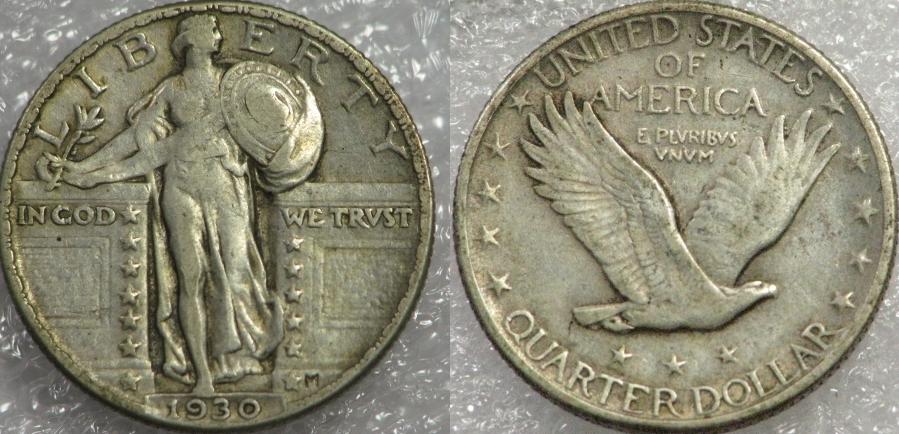 1930-And-1930-S-Standing-Liberty-Quarters!-:-