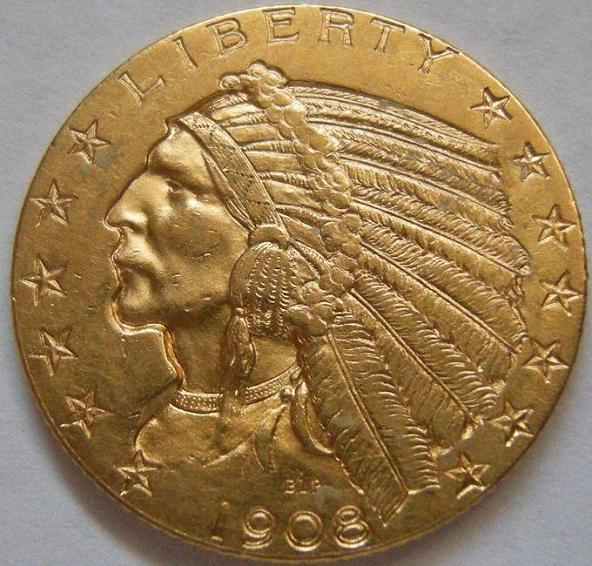 1908-Half-Eagle