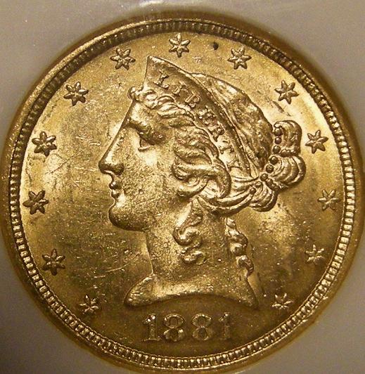1881-Half-Eagle-To-Grade