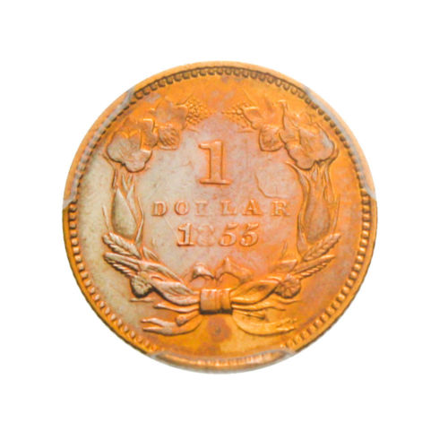 1855-Type-2-Gold-Dollar.-Guess-The-PCGS-Grade.crusty-&-Toned