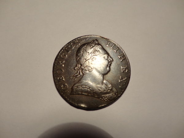 Counterfeit-1774-British-1/2-Penny?