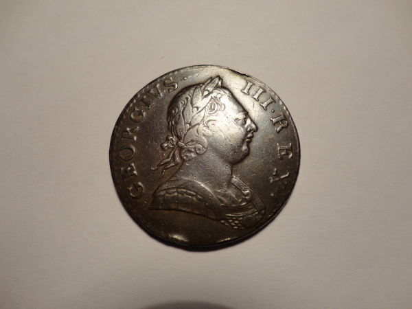 Counterfeit-1774-British-1/2-Penny?