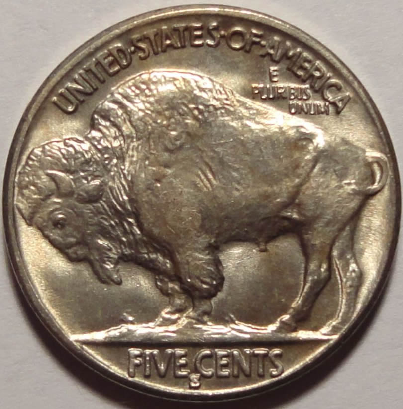 Buffalo-Nickel-1936-S