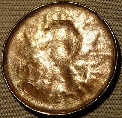 1963?-Cent-Struck-Through-Die-Cap