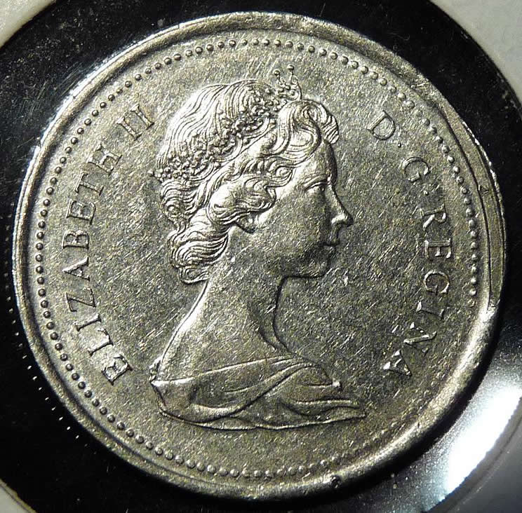 Double-Struck-Mountie-Quarter-With-Uniface-Reverse?